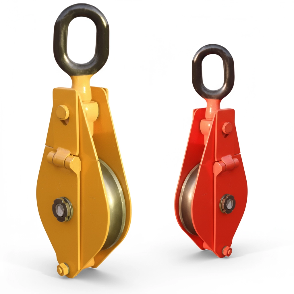 Блок монтажный однорольный с ушком (проушиной) 3.2 т 1 ролик