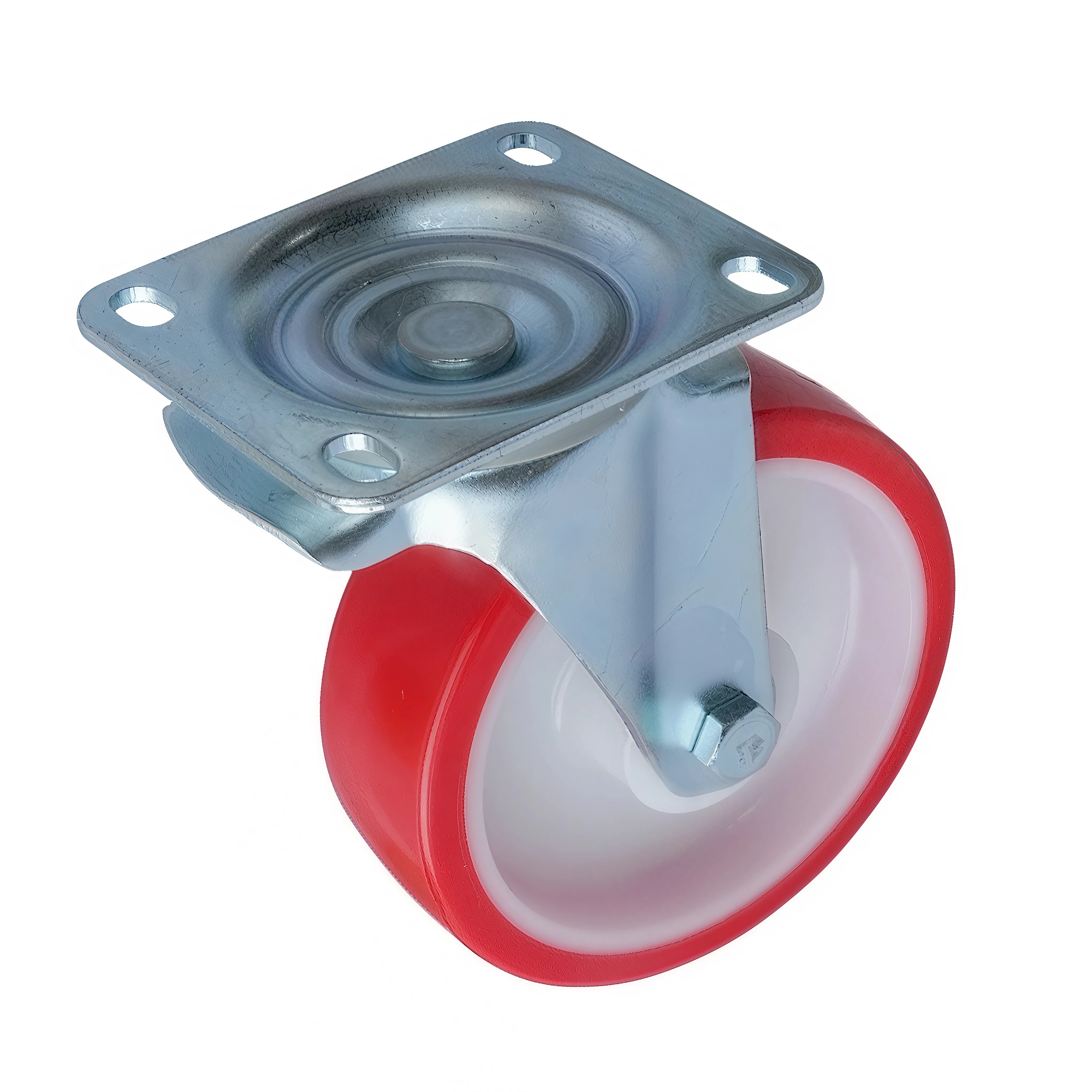 SPp 63 - Полиуретановое колесо 160 мм (площадка, поворот, обод PP, двойной шарикоподш.)