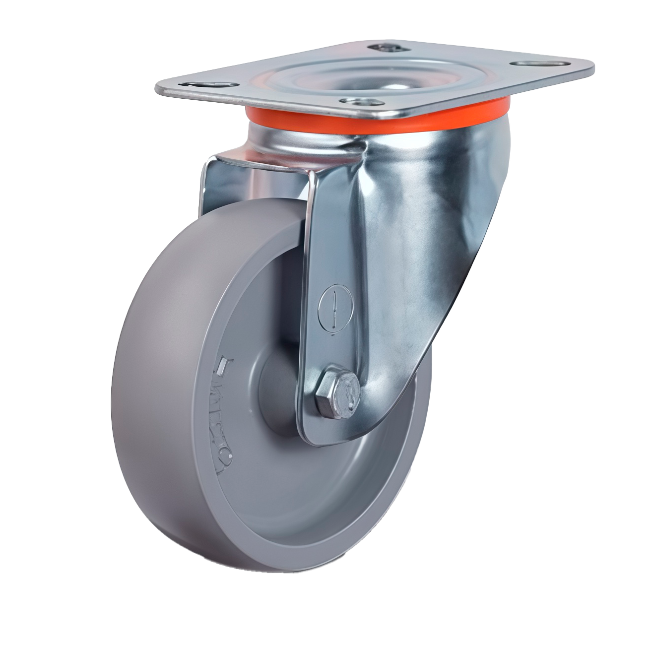 SHTd 125 - Термостойкое чугунное колесо поворотное, 125 мм, до 300 °С