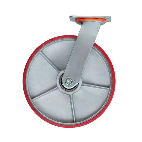 SCP 85 - Большегрузное полиуретановое колесо 250 мм (поворот., площадка, роликоподш.)